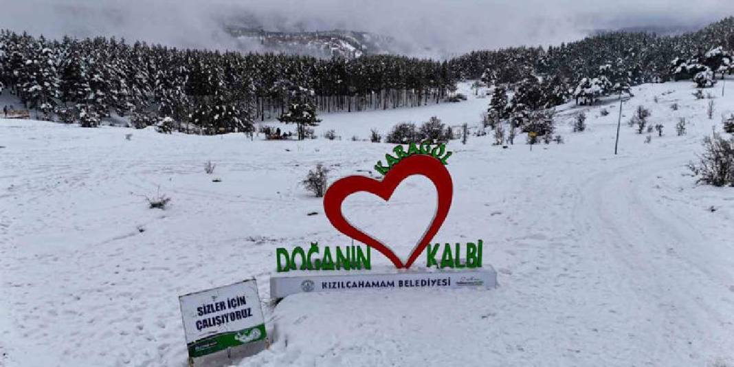 Kış tatilinin yeni rotası Başkent oldu! Uludağ gitti Işık Dağı geldi: Beyaz örtüye doyum olmadı 6